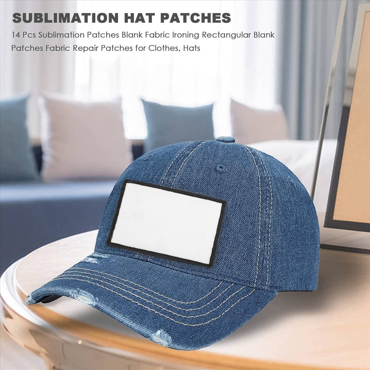 Hat Sublimation Blank - 【عرض خاص】14 قطعة من رقع التسامي