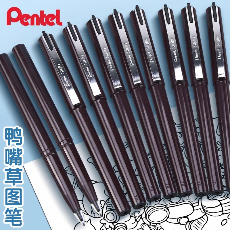 Pentel Pen Sign Pen - Pentel Arts Stylo رسم القلم خط