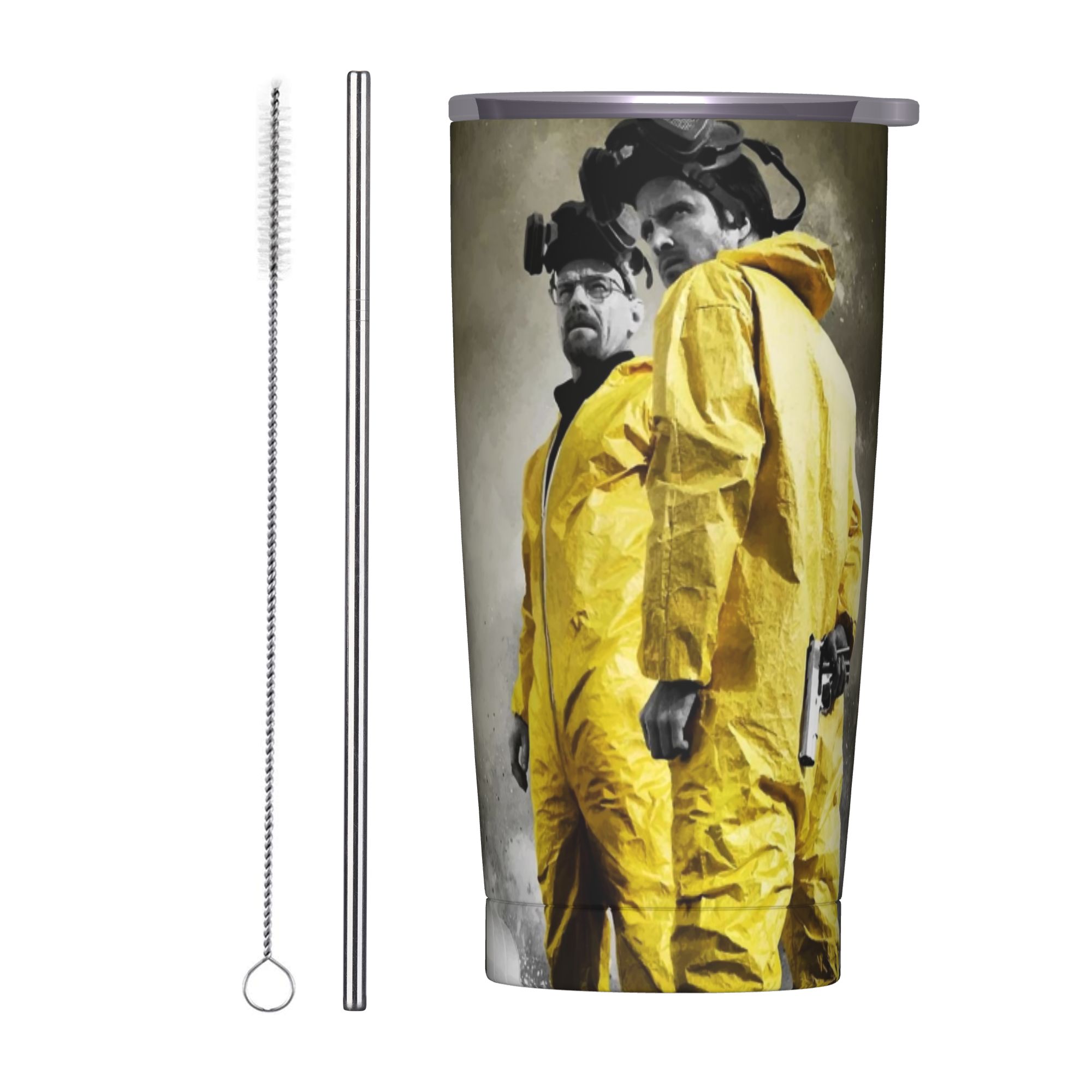Tumbler 20Oz White - كوب بريكينج باد المعزول حراريًا، أكواب