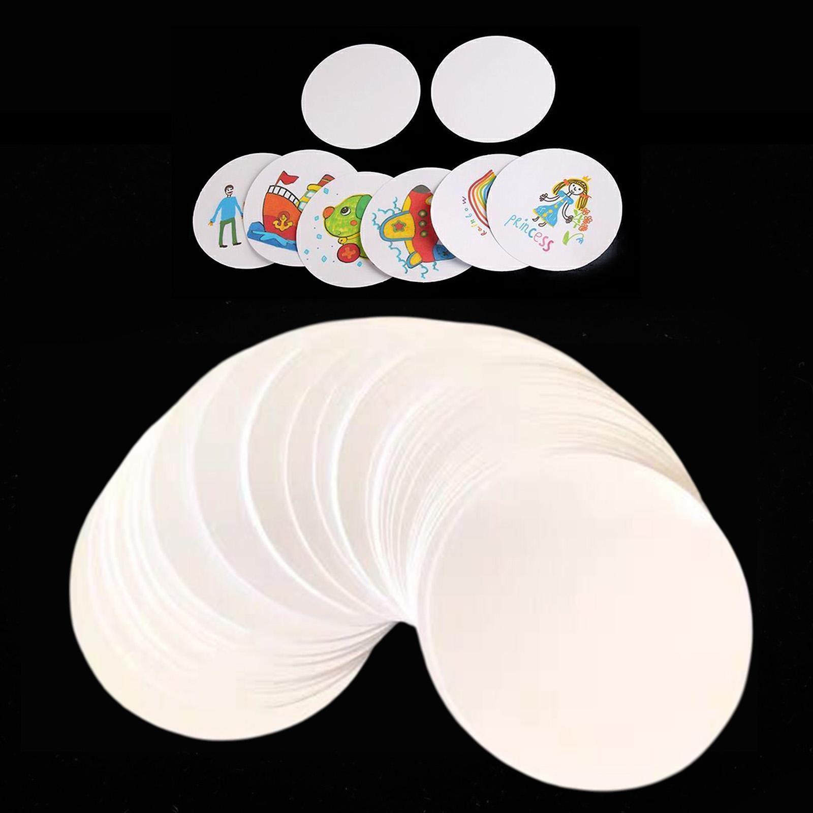 Button Badge Blank - 100 قطعة شارات أزرار فارغة من