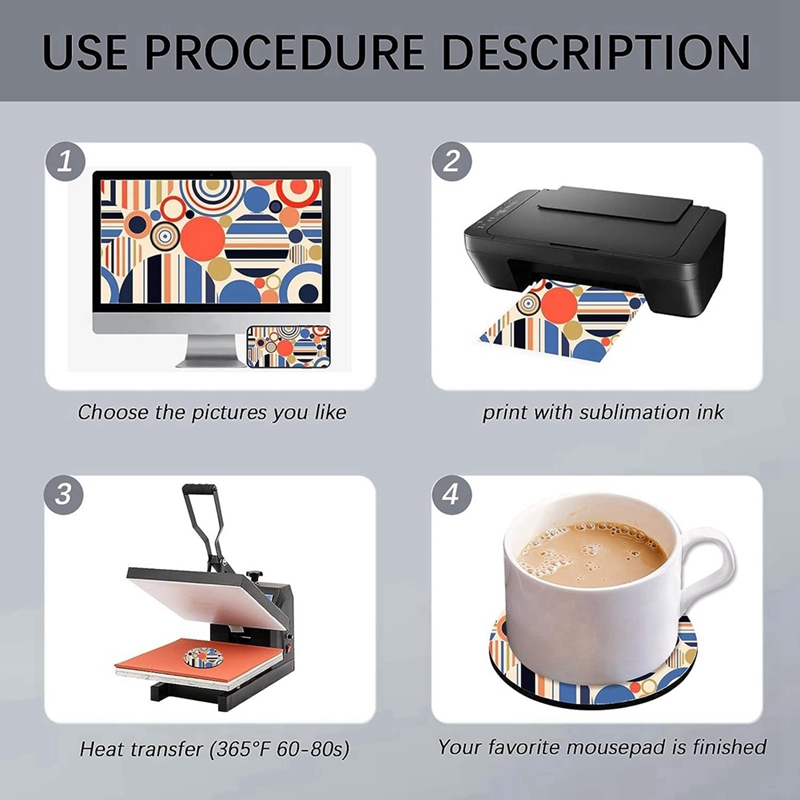 حصائر أكواب فارغة للطباعة بالح - مراجعة Coaster Sublimation Blank وسعره