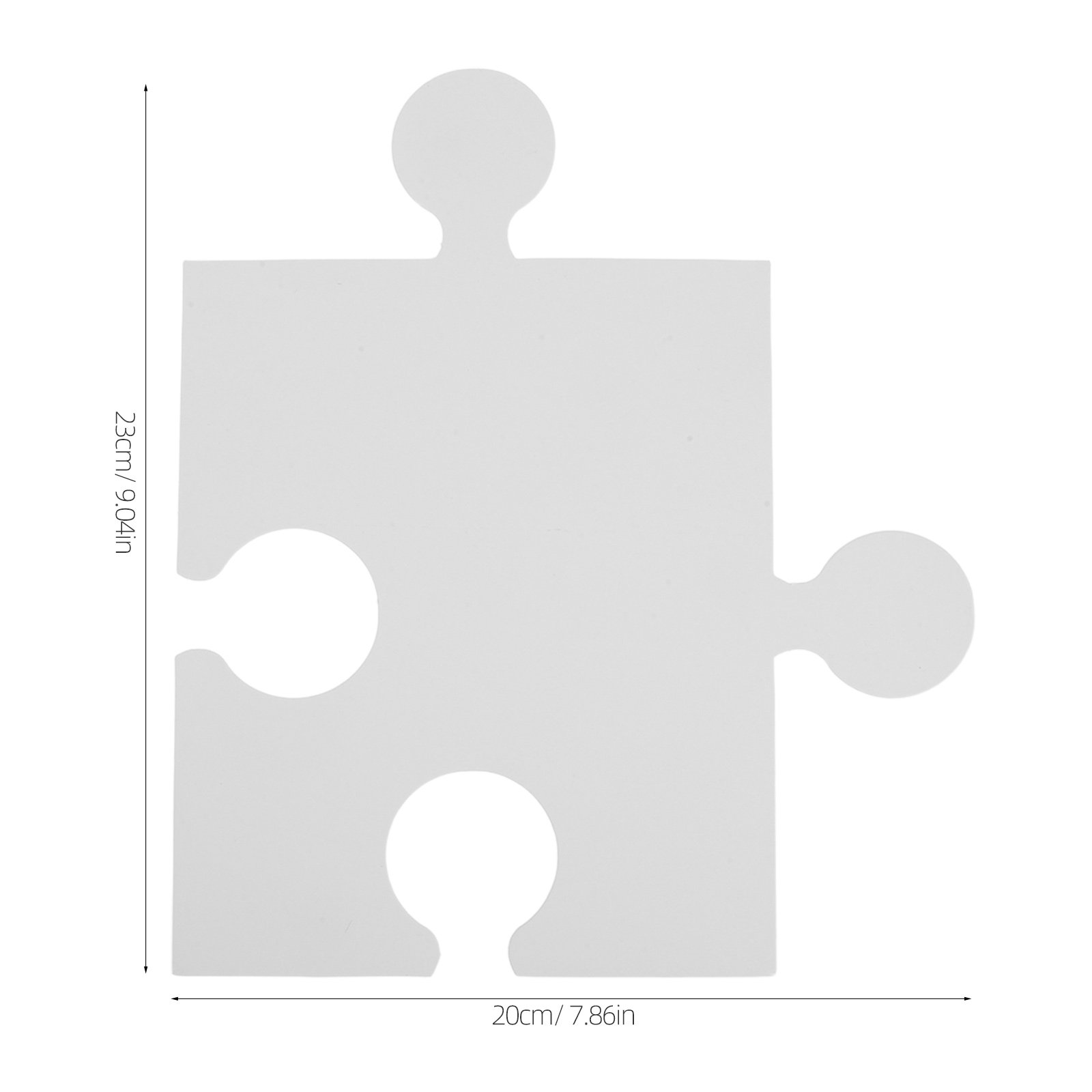 60 قطعة من قطع الألغاز الكبيرة - مراجعة Puzzle Blank White وسعره