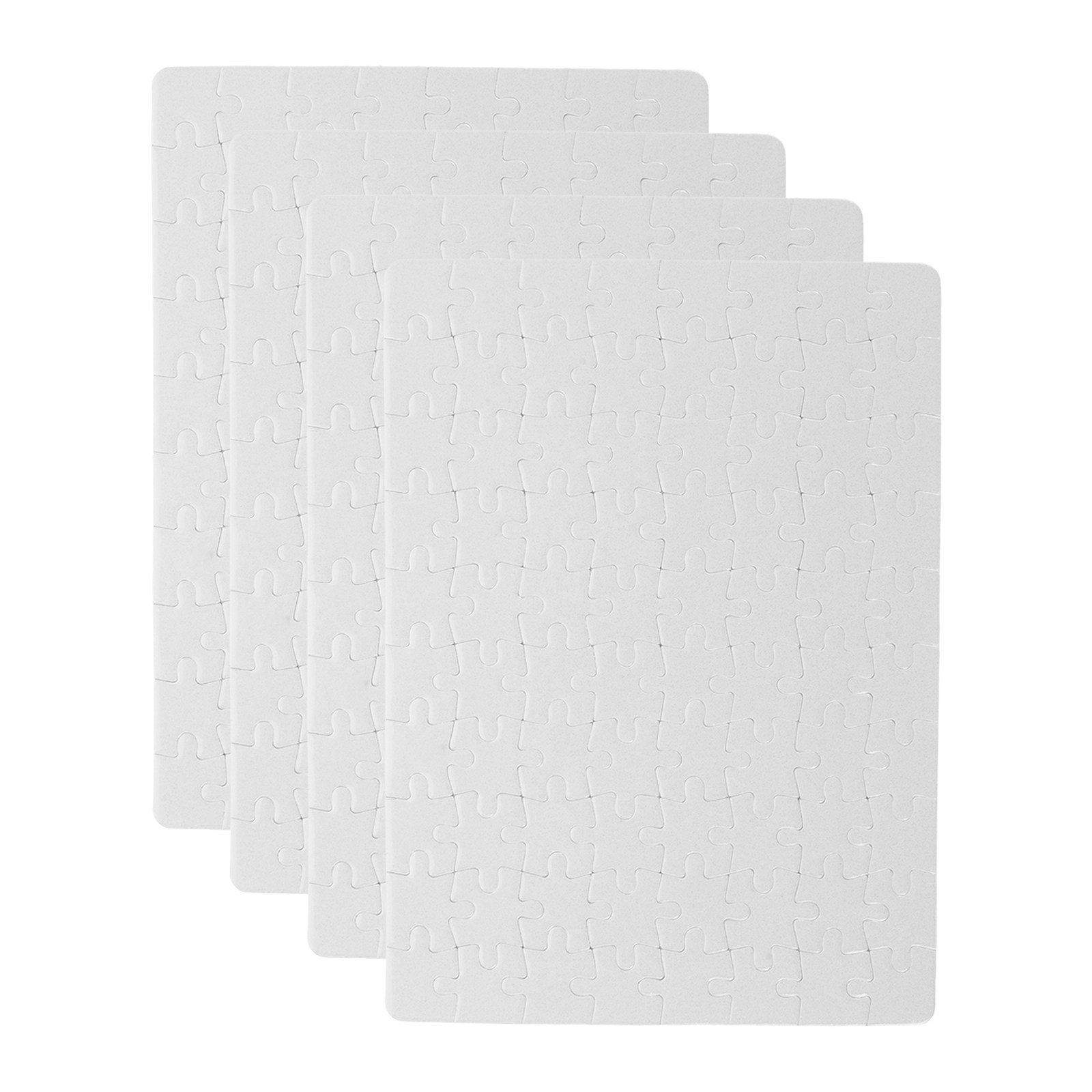 4 قطع ألغاز فارغة بيضاء، قطع أ - مراجعة Puzzle Blank White وسعره