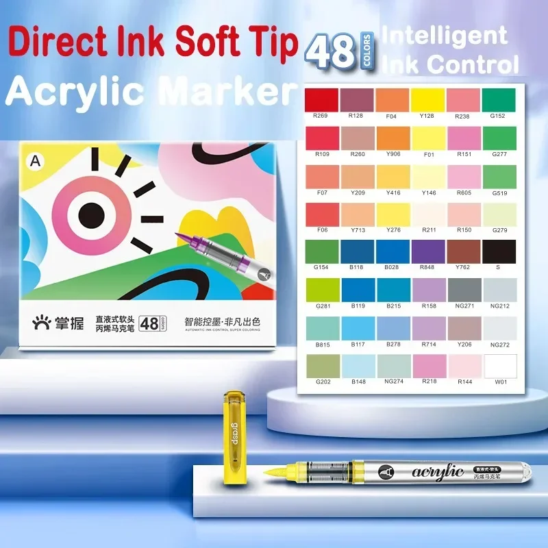 GRASP 120/1 ألوان أكريليك علام - مراجعة Copic Marker Classic وسعره