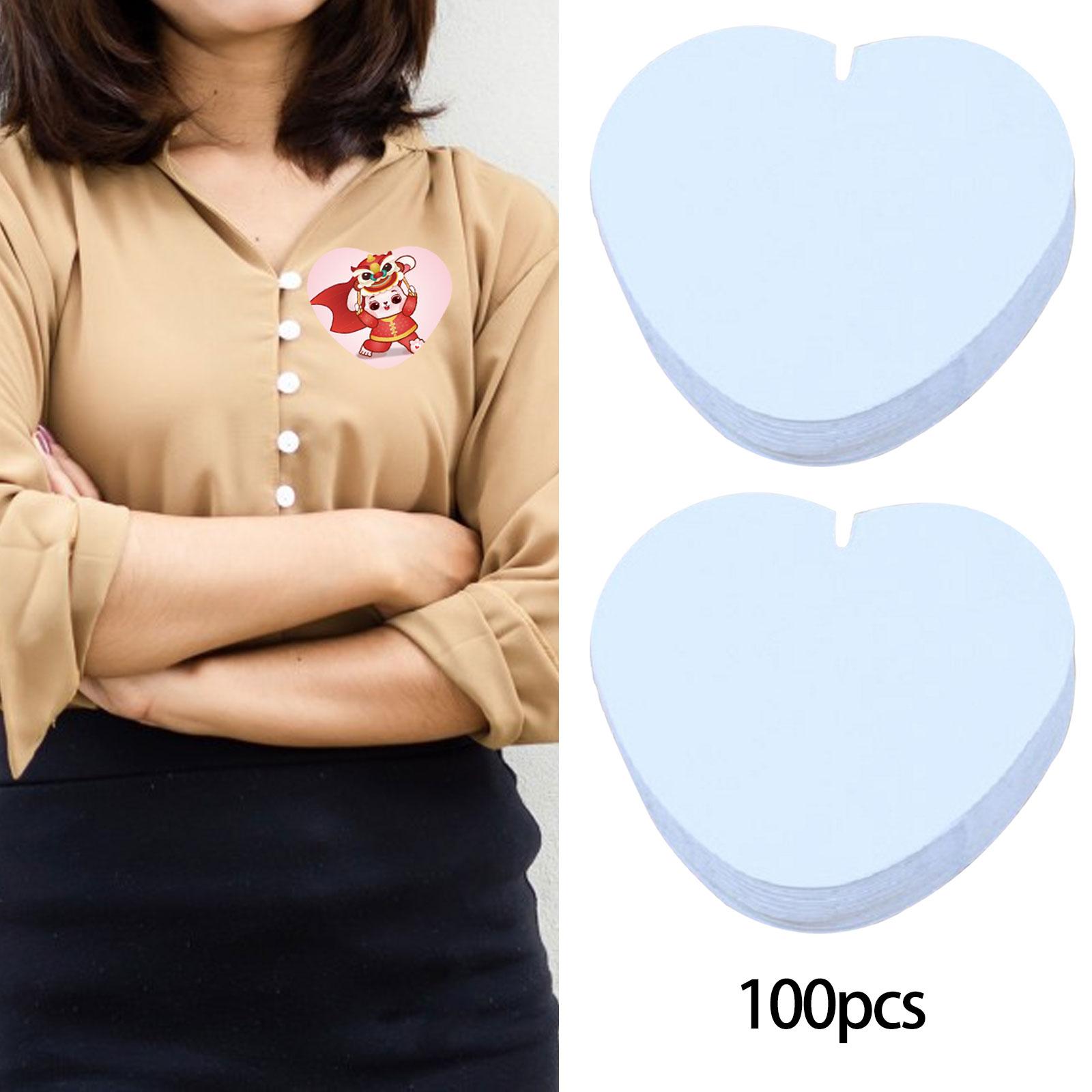 100 قطعة من ورق شارات الأزرار  - مراجعة Button Badge Blank وسعره